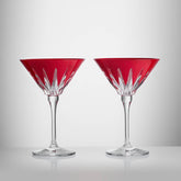 New Year Martini Firework, Set of 2, Red